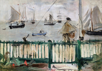 Reproduction du tableau « Vue d'Angleterre ou Dans L'Île de Wight - Berthe Morisot » par Alpha Reproduction en peinture à l’huile