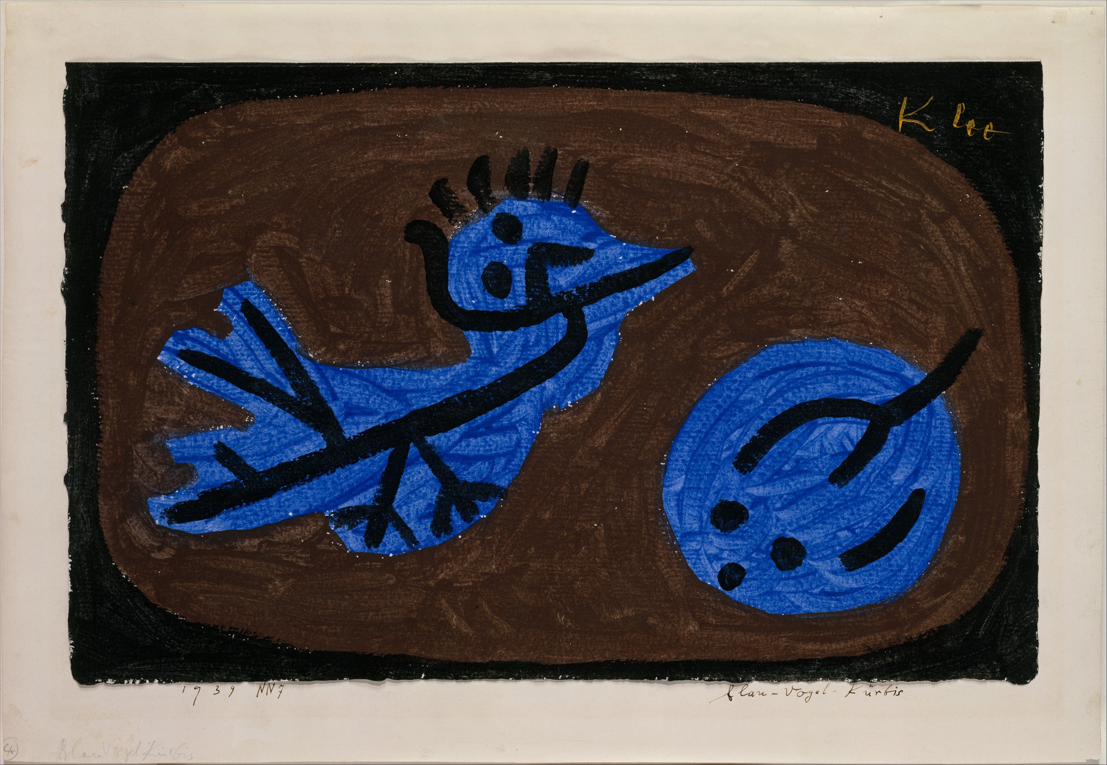 Oiseau-bleu-citrouille - Paul Klee
