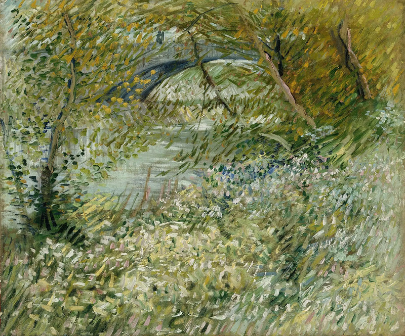 Bord de rivière au printemps - Vincent van Gogh