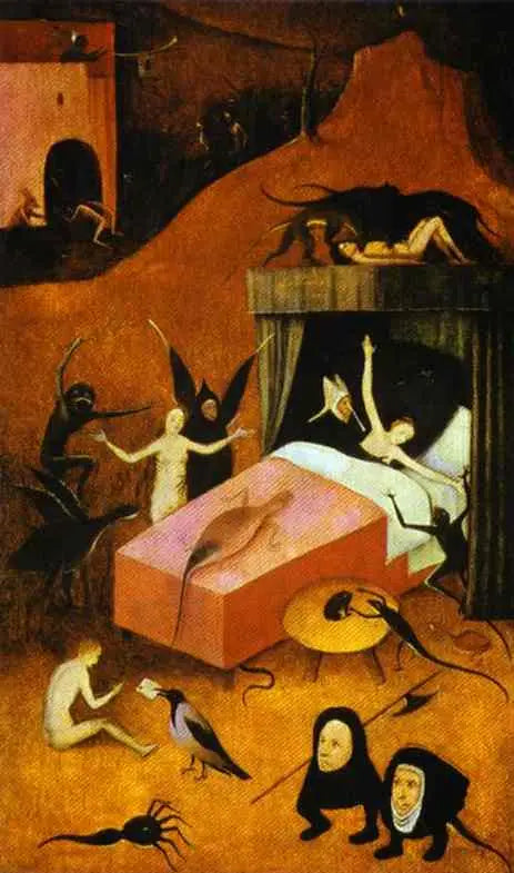 La mort du réprouvé - Hieronymus Bosch