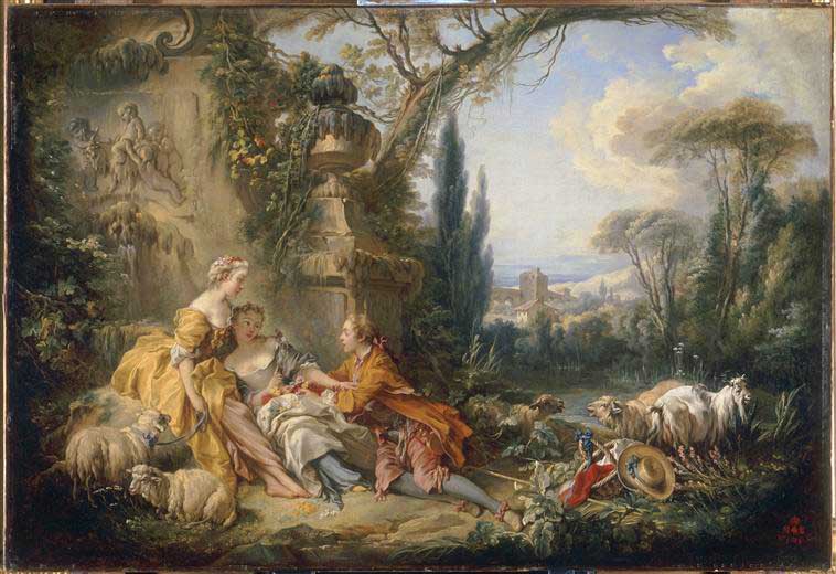 Les charmes de la vie champêtre - François Boucher