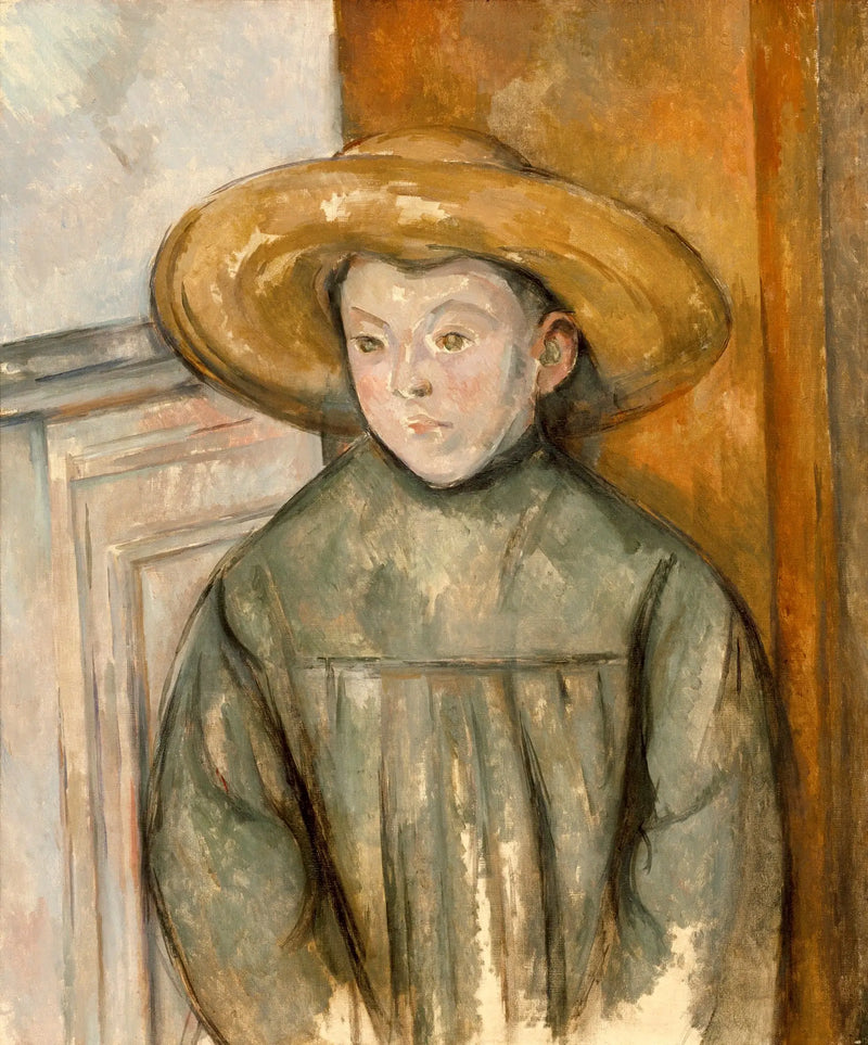 L'enfant au chapeau de paille - Paul Cézanne