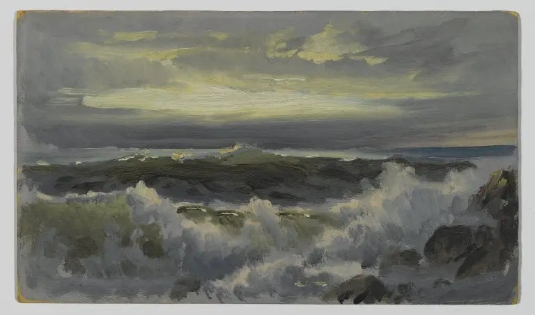 Une mer agitée - William Trost Richards - Alpha Reproduction