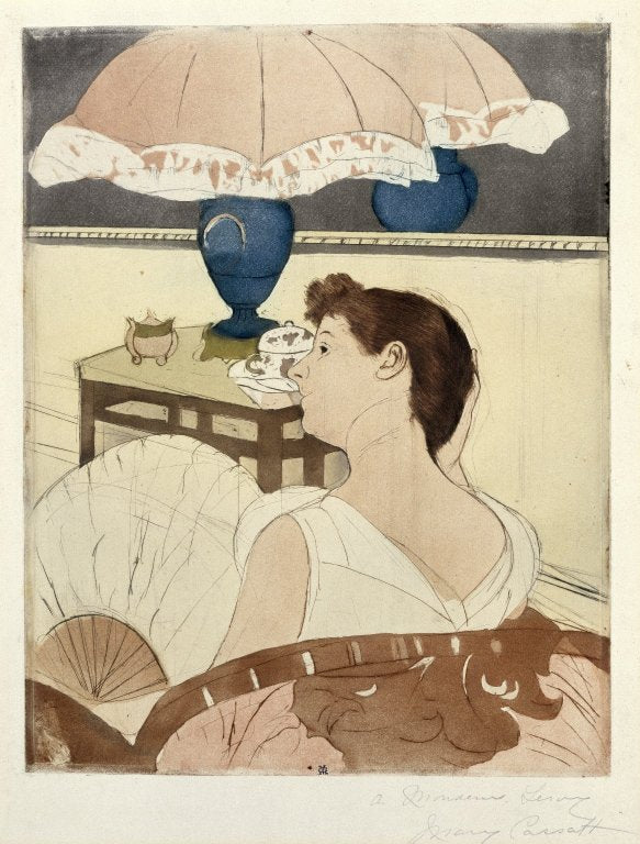 La Lampe - Mary Cassatt