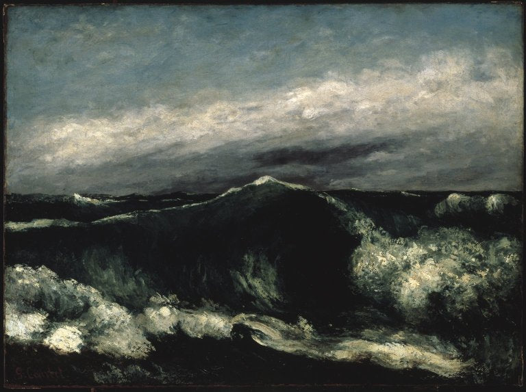 La Vague - Gustave Courbet