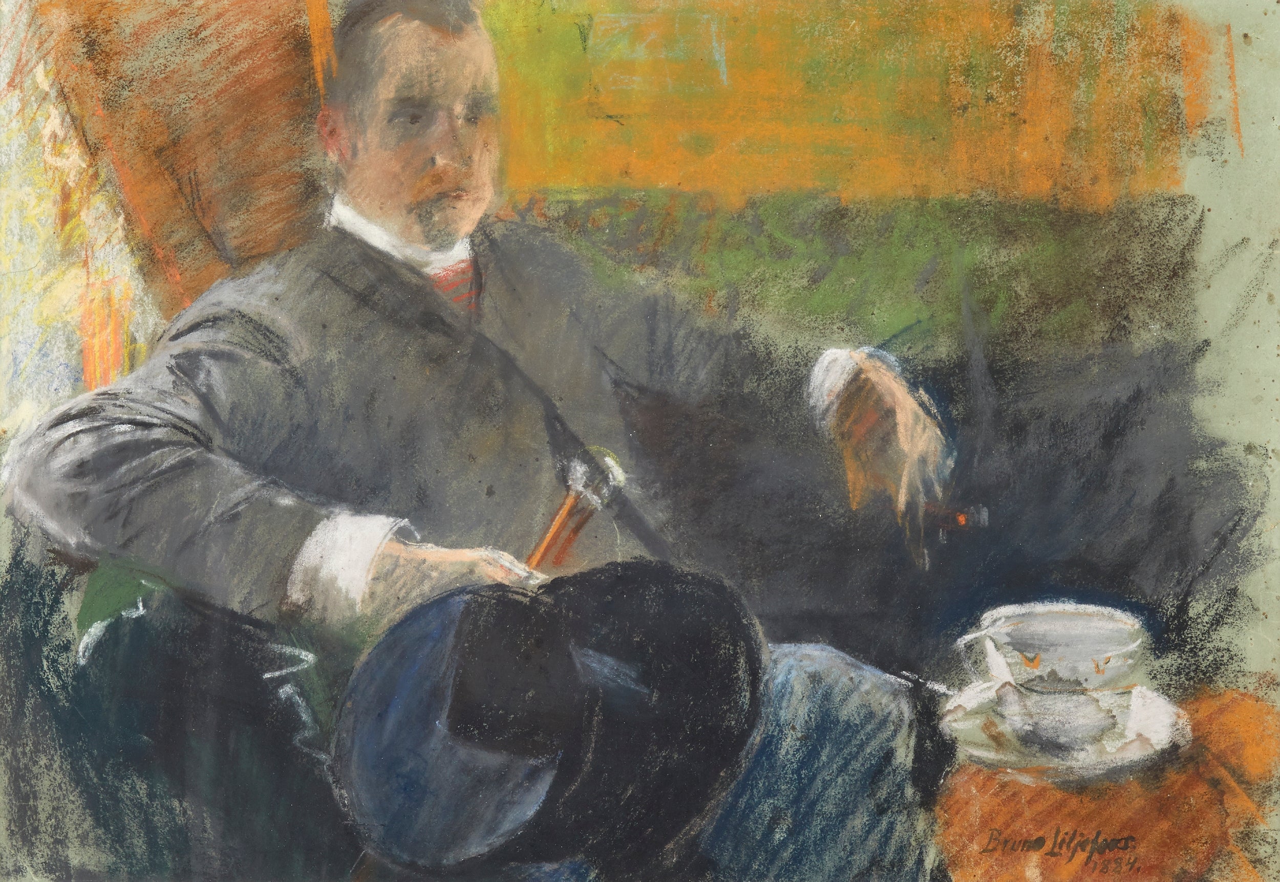 Portrait de Pont Julius Liljefors - Bruno Liljefors