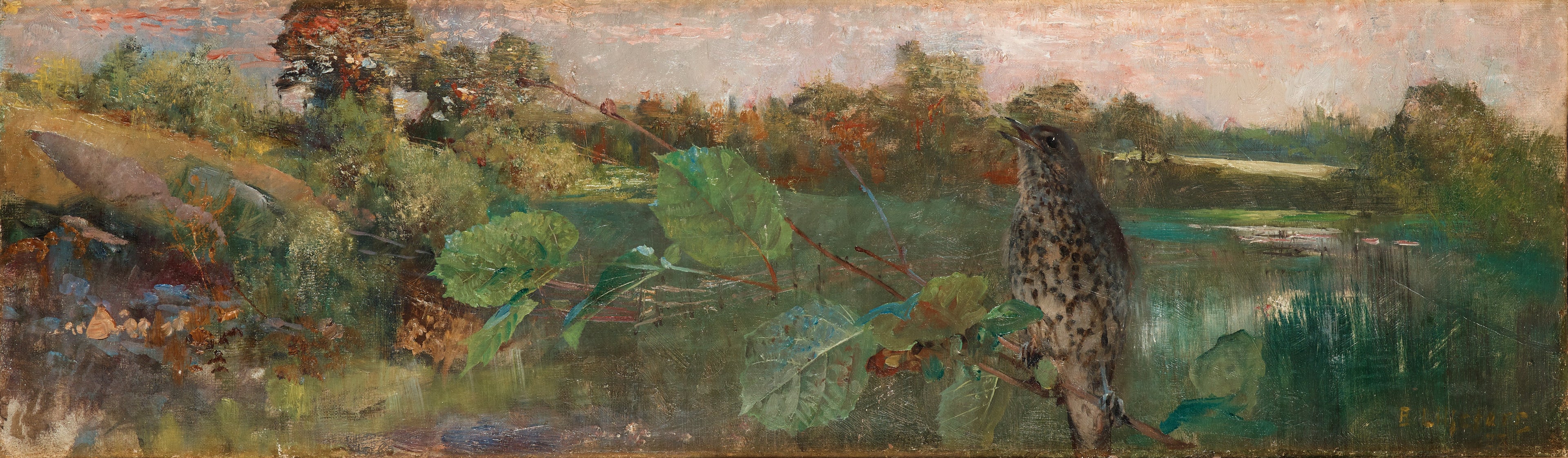 La grive musicienne - Bruno Liljefors