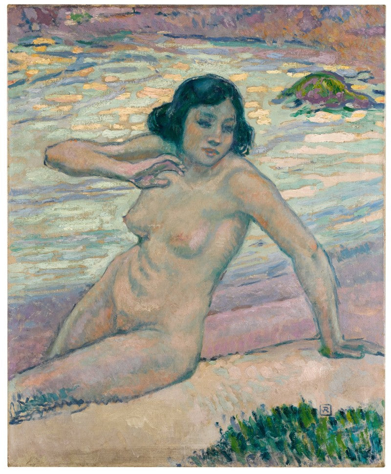 Étude pour après la baignade – Étude d'un nu - Théo van Rysselberghe