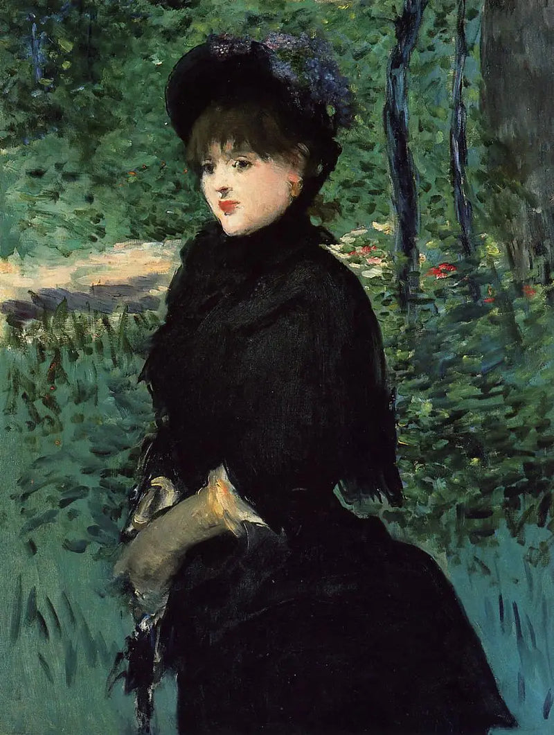 La Promenade (Mme Gamby) - Édouard Manet
