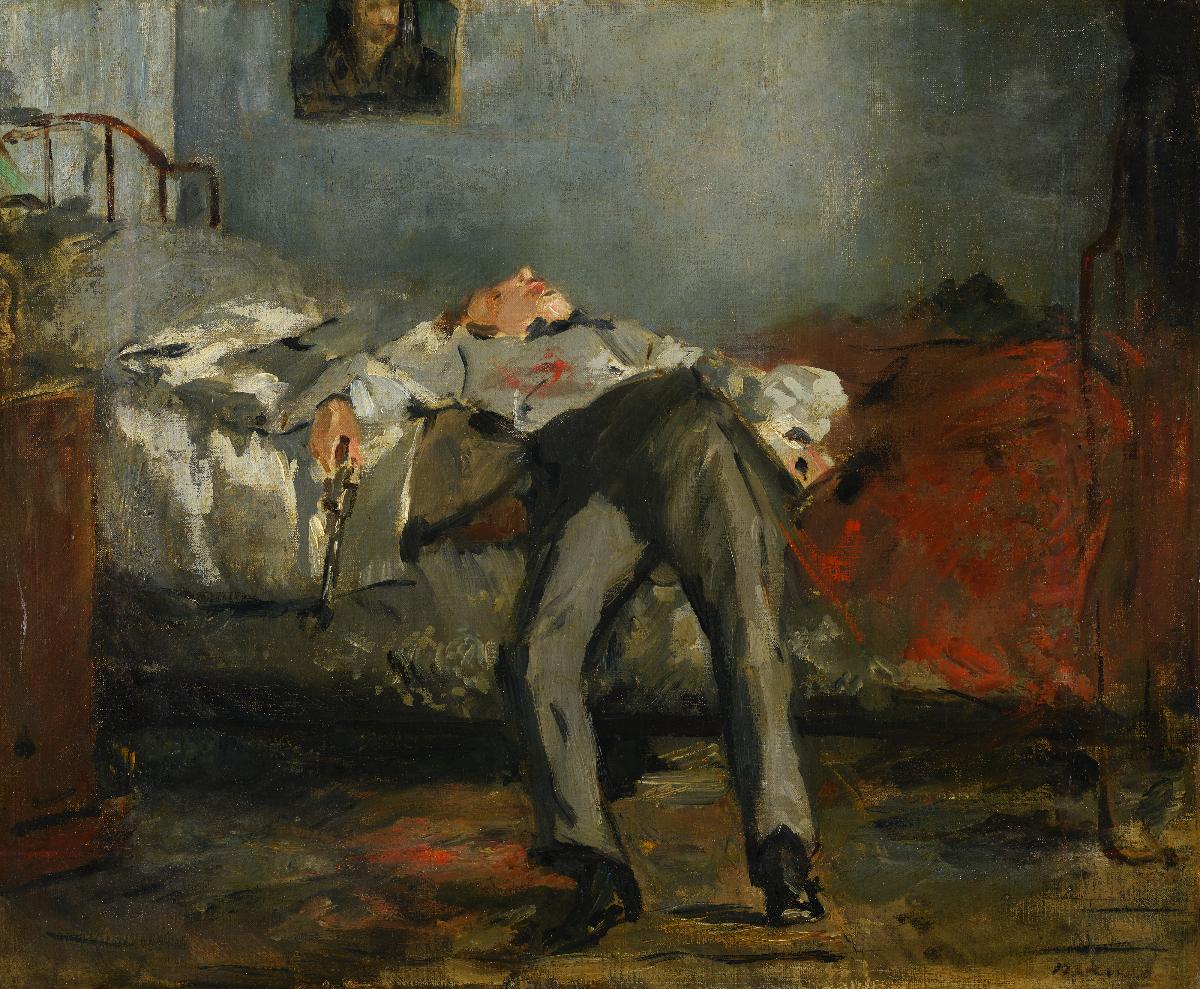 Reproduction du tableau « Le Suicidé - Édouard Manet » par Alpha Reproduction en peinture à l’huile