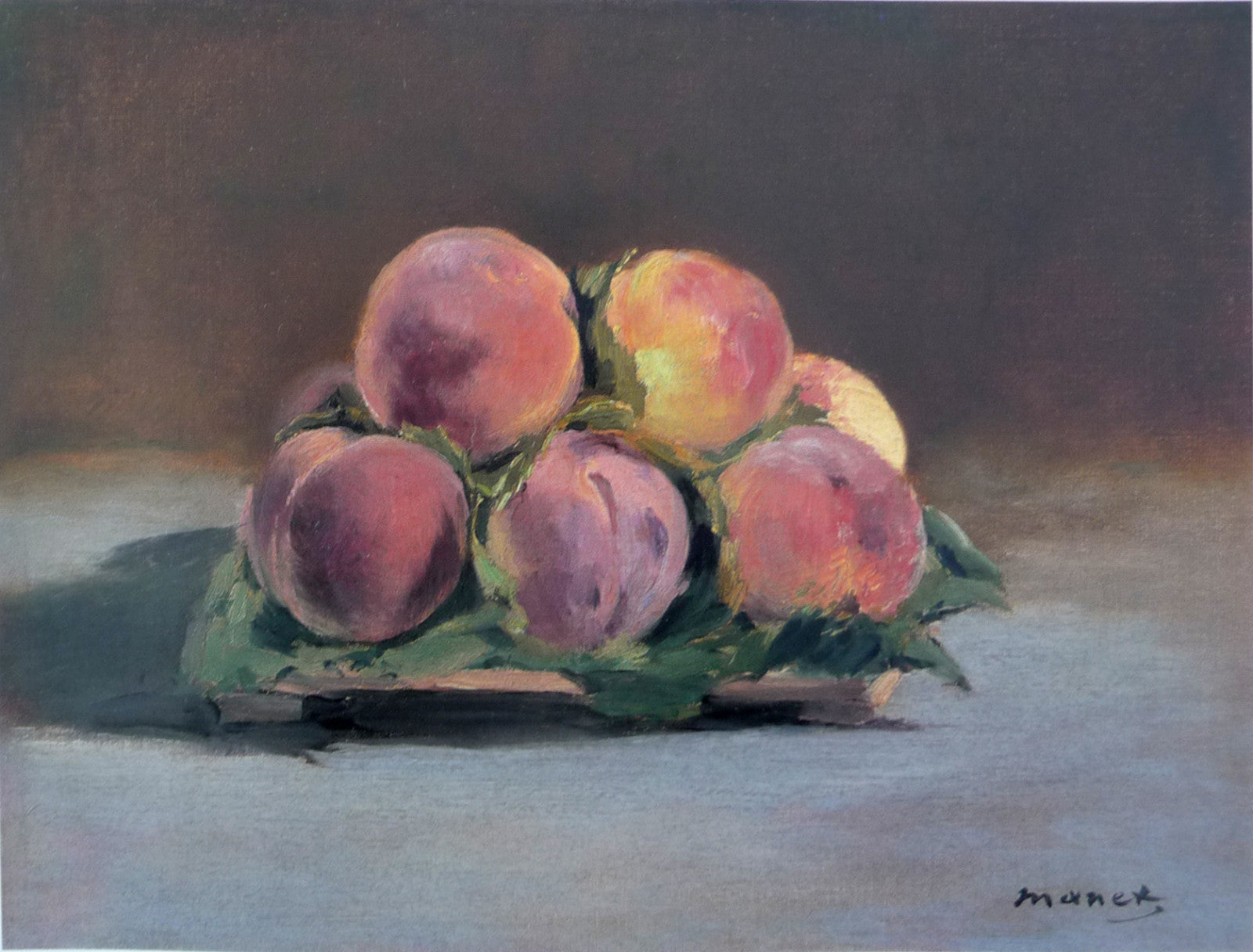 Reproduction du tableau « Pêches - Édouard Manet » par Alpha Reproduction en peinture à l’huile