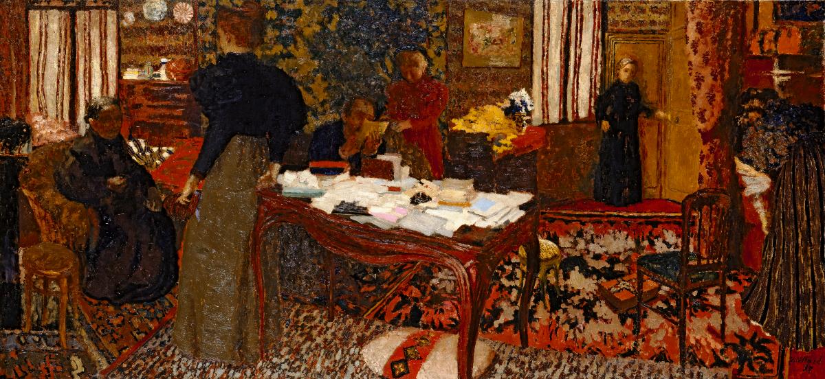 Le Grand Intérieur aux six personnages - Édouard Vuillard