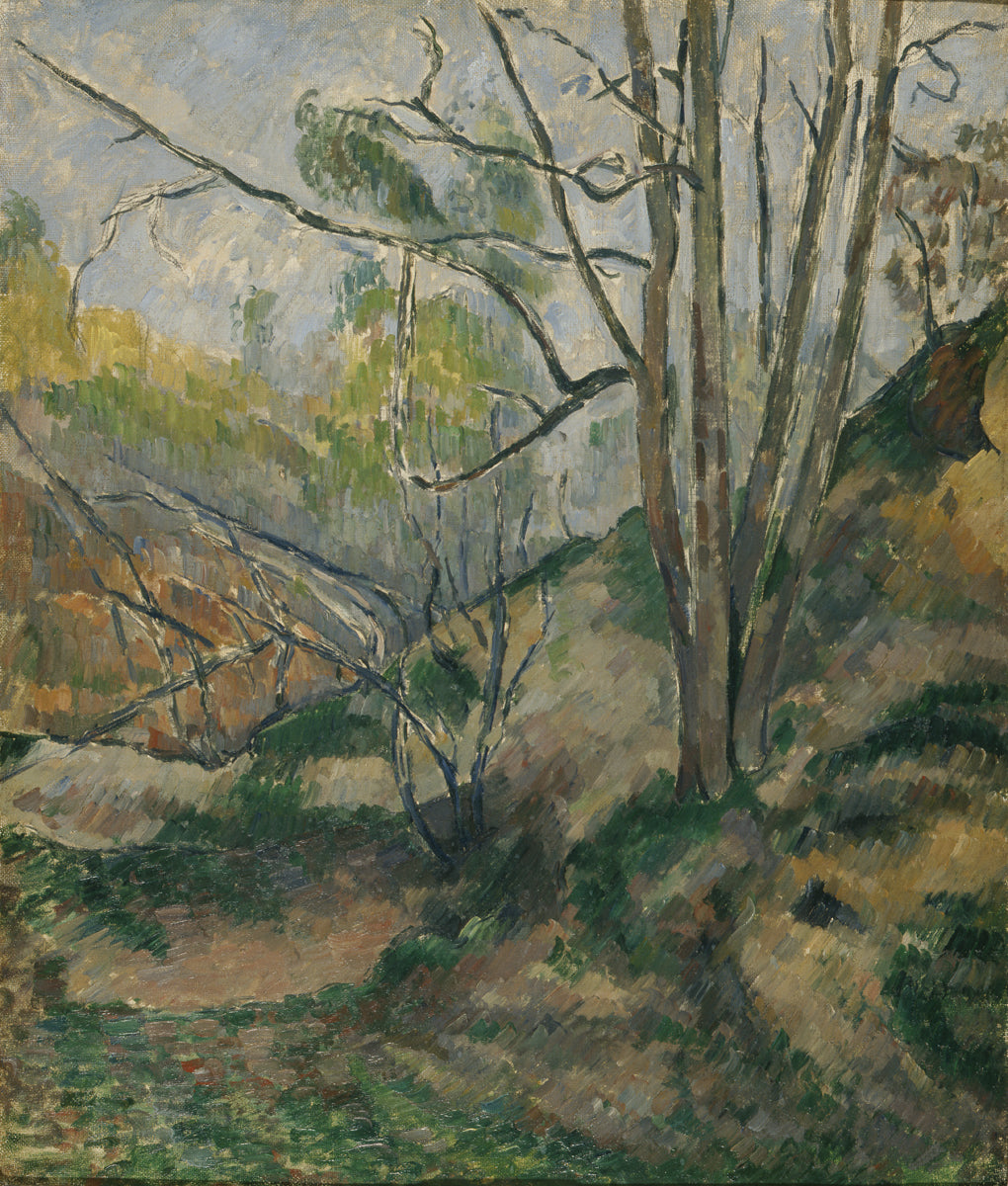 Reproduction du tableau « Sous-bois - Paul Cézanne » par Alpha Reproduction en peinture à l’huile