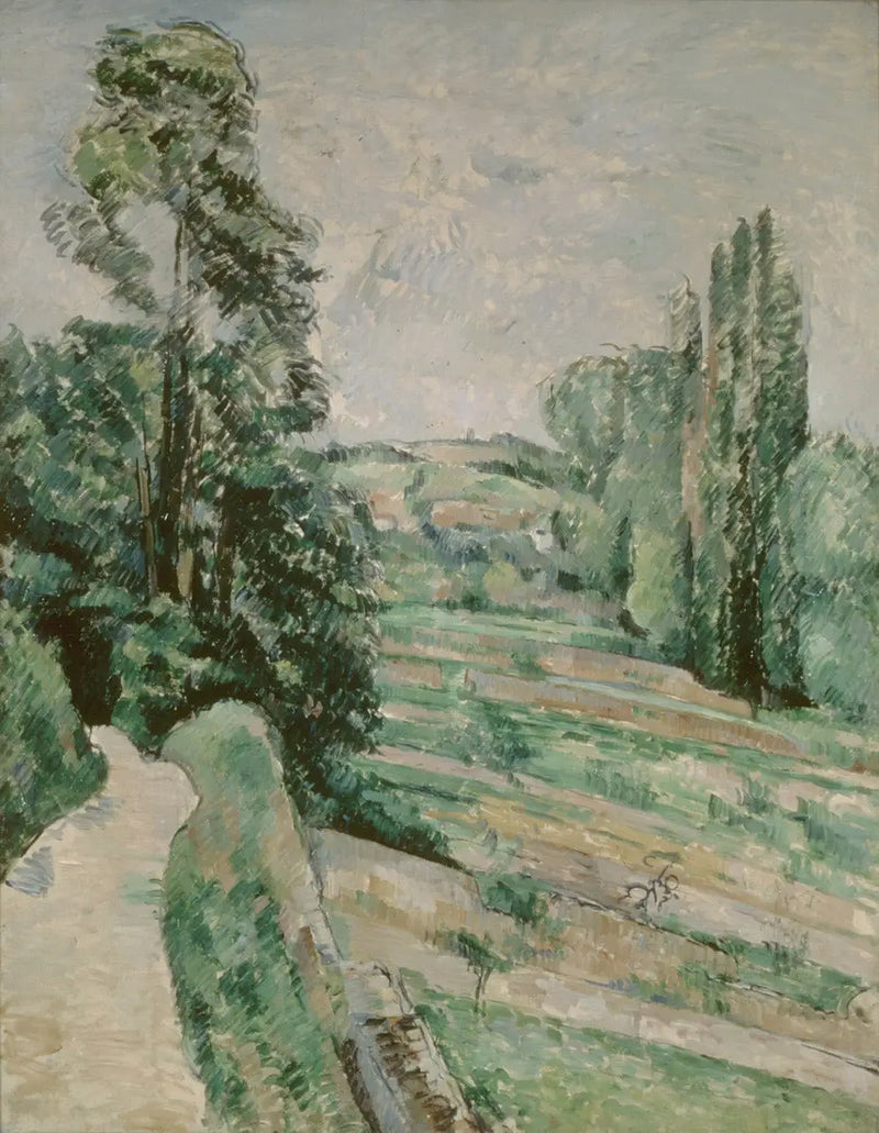 La Campagne d'Auvers-sur-Oise - Paul Cézanne