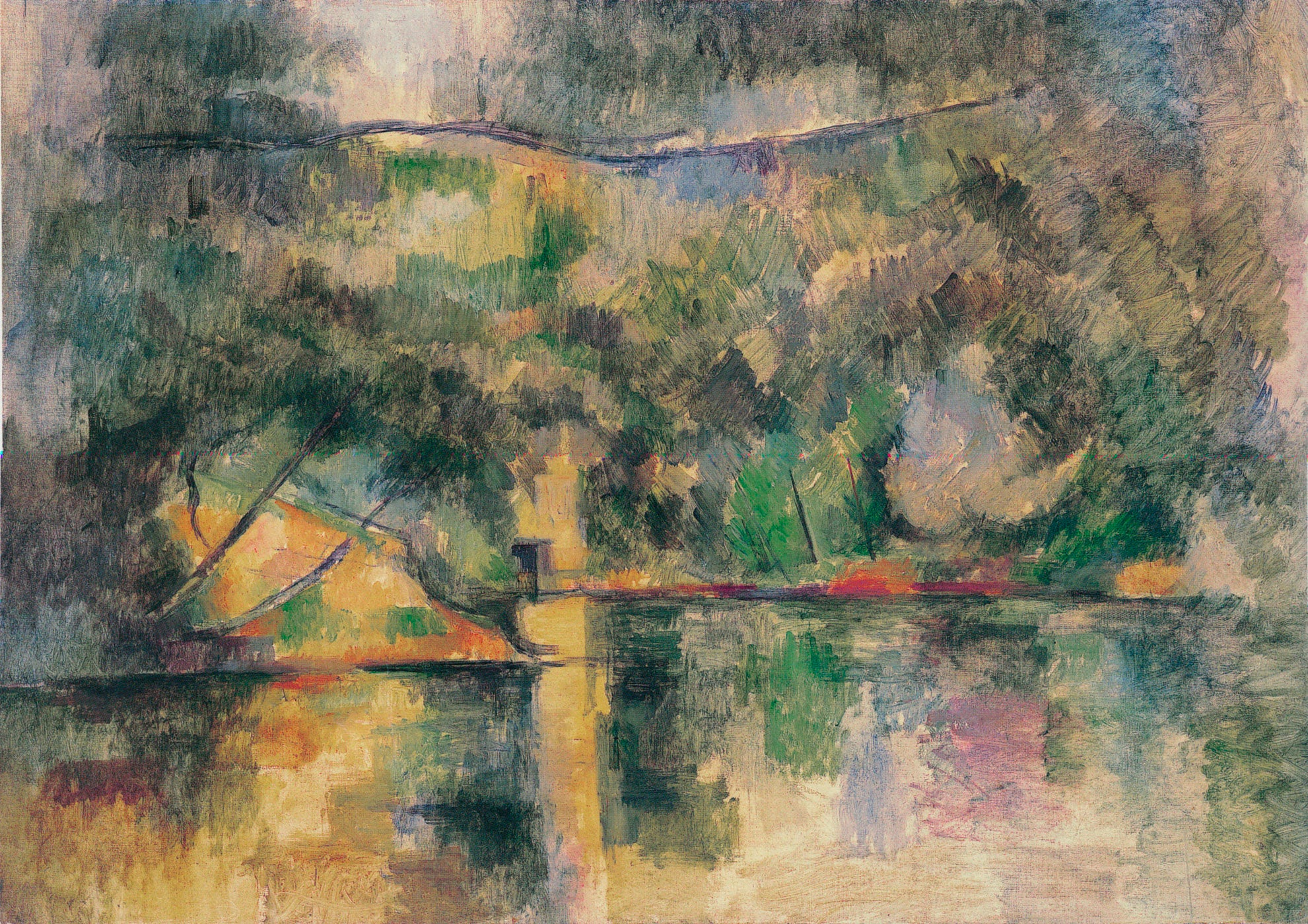 Les Reflets dans l'eau - Paul Cézanne