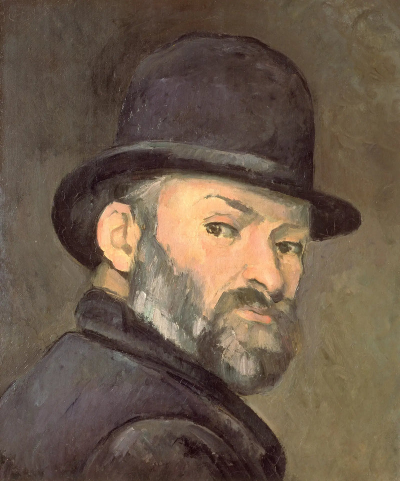 Cezanne au chapeau melon - Paul Cézanne
