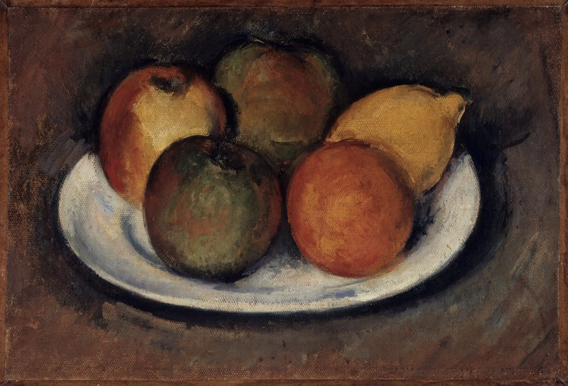 Pommes, orange et citron - Paul Cézanne