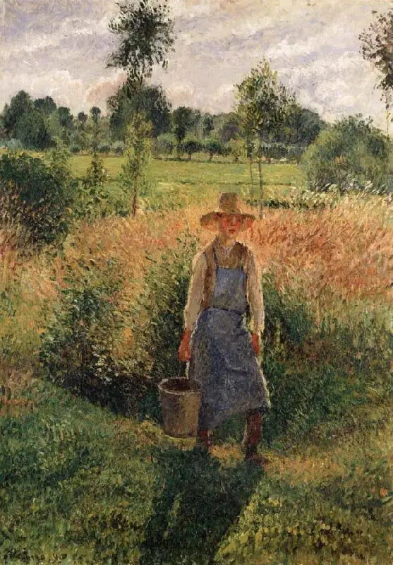 Le Jardinier, Soleil d'après-midi, Eragny - Camille Pissarro