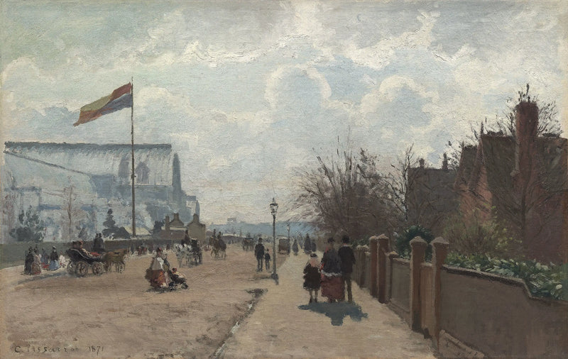 Le Crystal Palace, Londres - Camille Pissarro