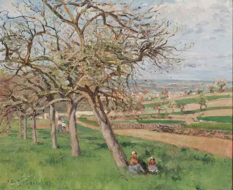 Pommiers en fleurs - Camille Pissarro