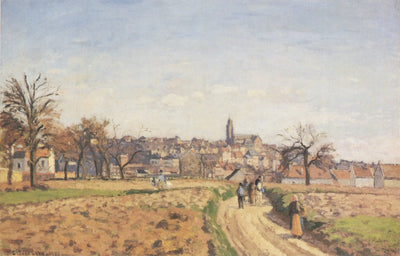 Reproduction du tableau « Vue de Pontoise - Camille Pissarro » par Alpha Reproduction en peinture à l’huile