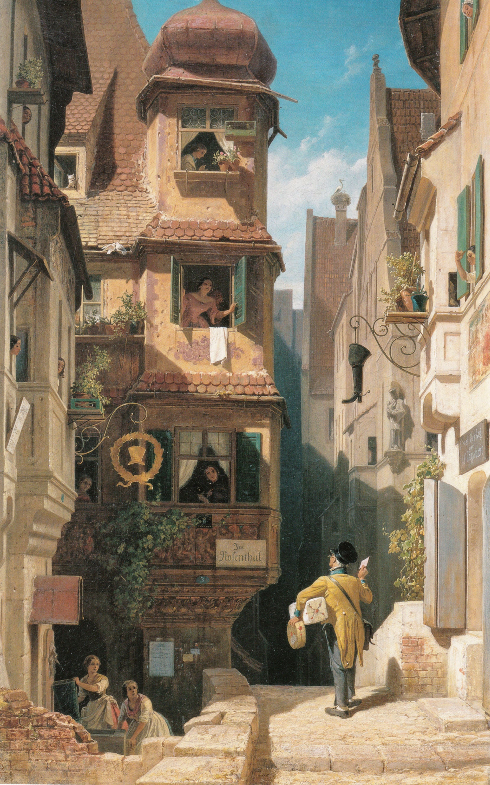 Le facteur au Rosenthal - Carl Spitzweg