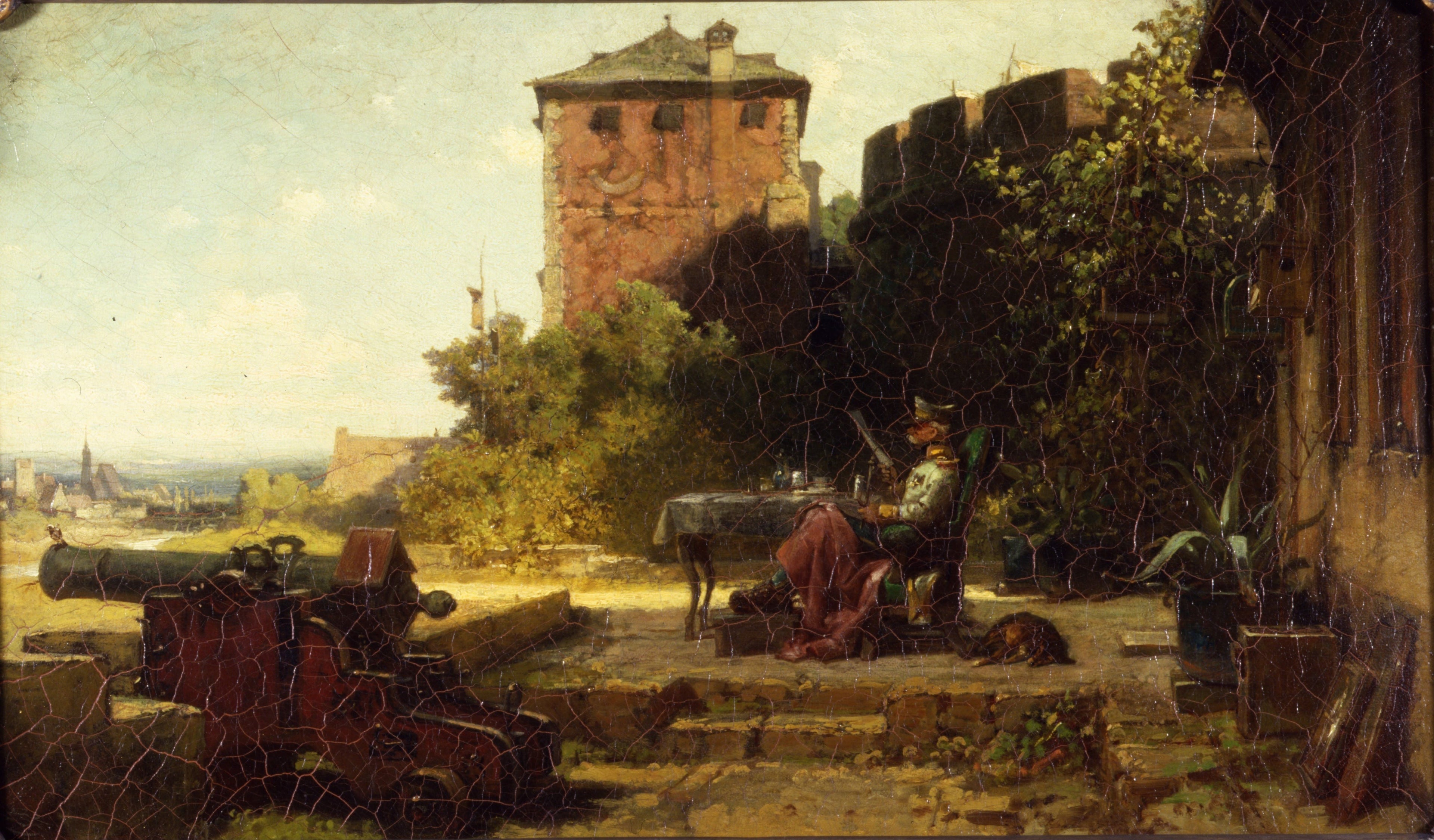 L'ancien commandant de la forteresse - Carl Spitzweg