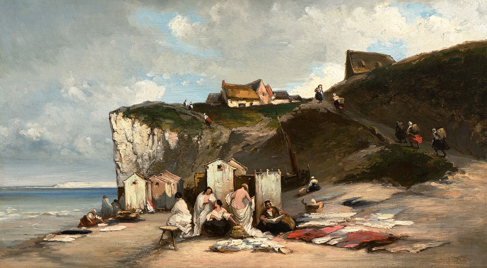 Bain de femme à Dieppe II - Carl Spitzweg