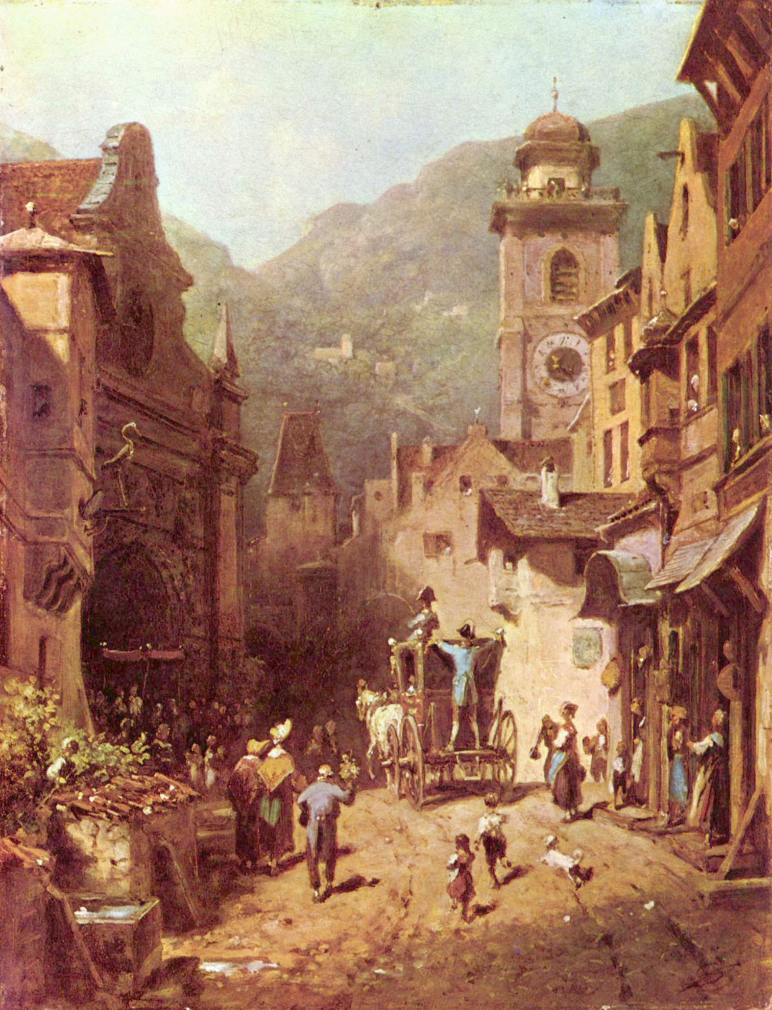 La visite du prince local - Carl Spitzweg