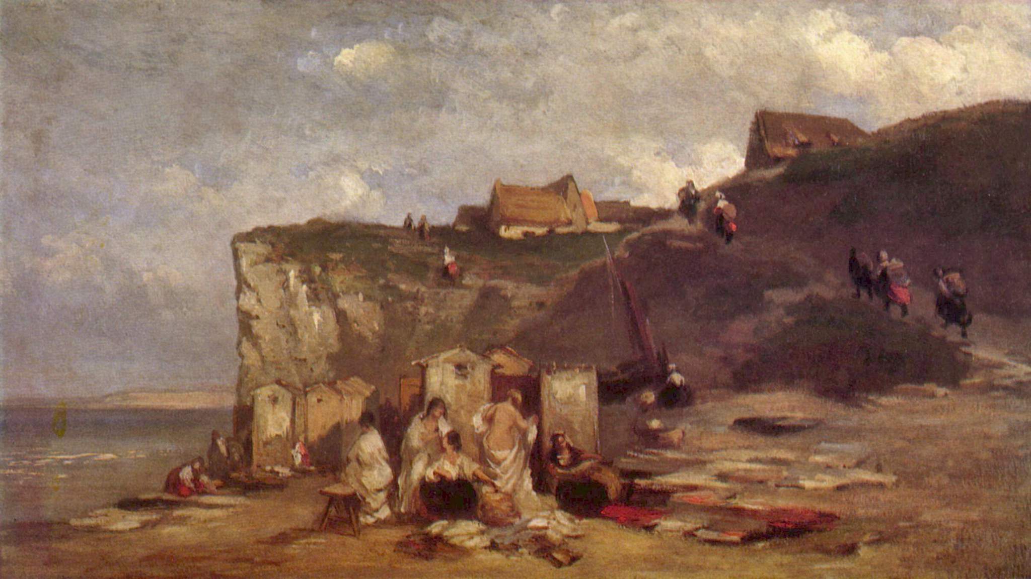 Bain de femme à Dieppe III - Carl Spitzweg