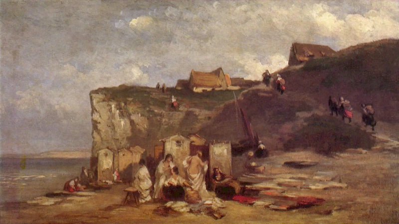 Bain de femme à Dieppe III - Carl Spitzweg