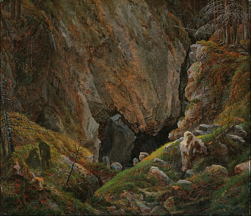 Gorge dans le Hartz - Caspar David Friedrich