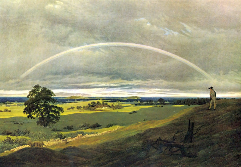 Paysage avec arc-en-ciel - Caspar David Friedrich