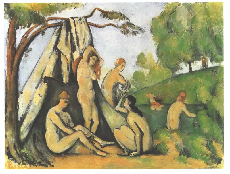 Baigneuses devant la tente - Paul Cézanne
