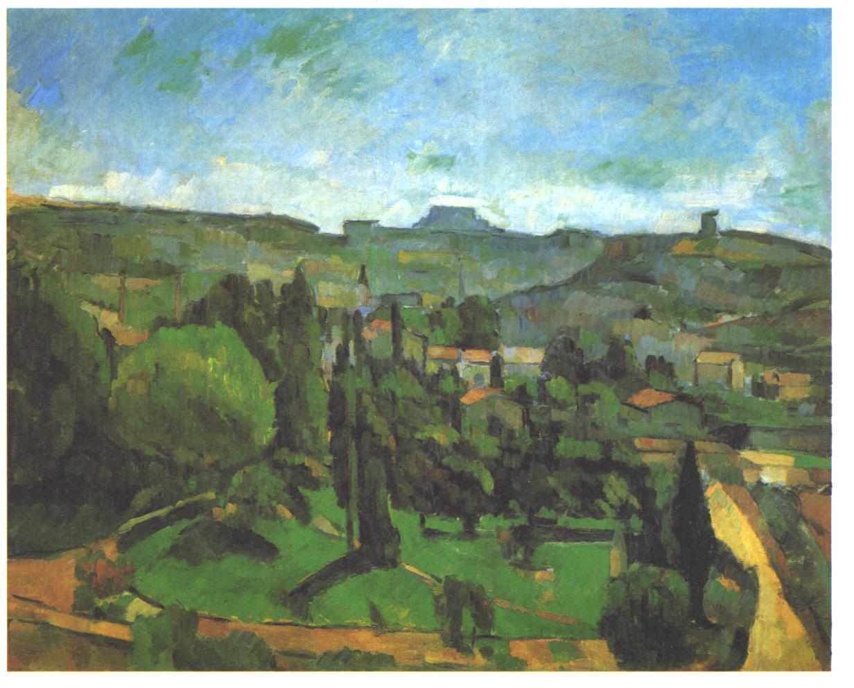 Reproduction du tableau « Le Pilon du Roi, vue de Bellevue - Paul Cézanne » par Alpha Reproduction en peinture à l’huile