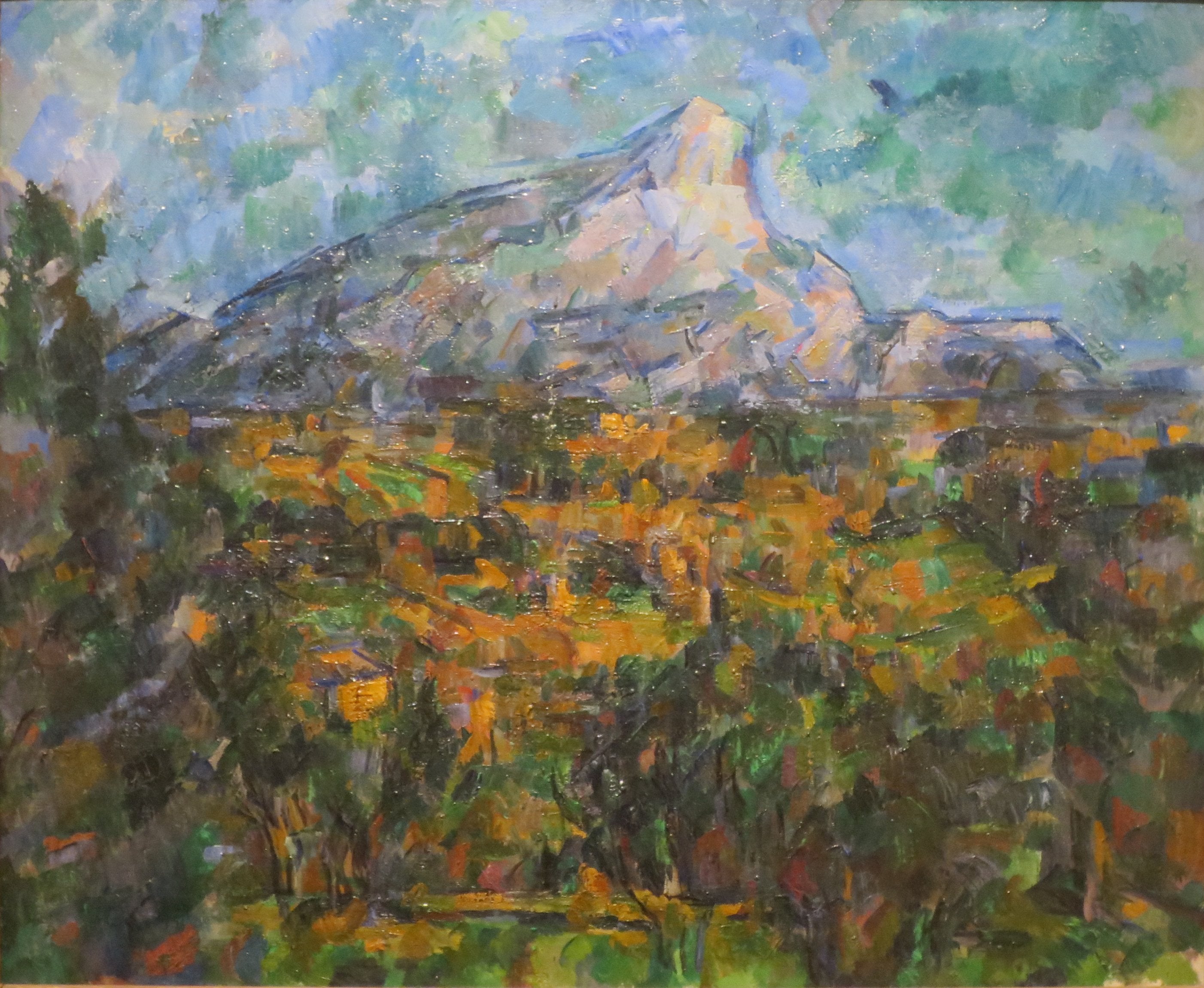 Reproduction du tableau « La Montagne Sainte-Victoire vue des Lauves - Paul Cézanne » par Alpha Reproduction en peinture à l’huile