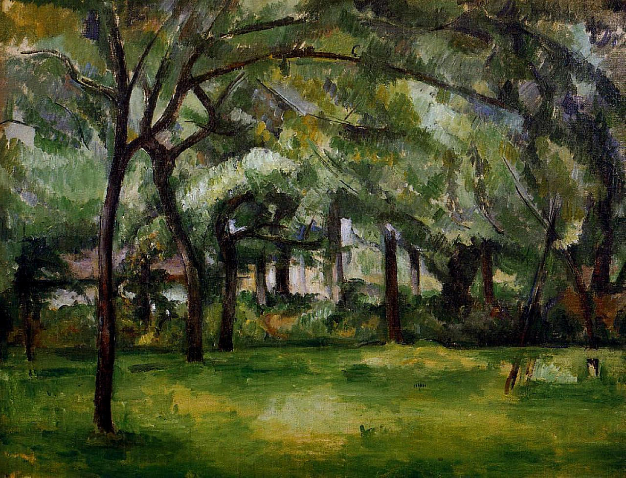 Reproduction du tableau « Ferme normande, été (Hattenville) - Paul Cézanne » par Alpha Reproduction en peinture à l’huile