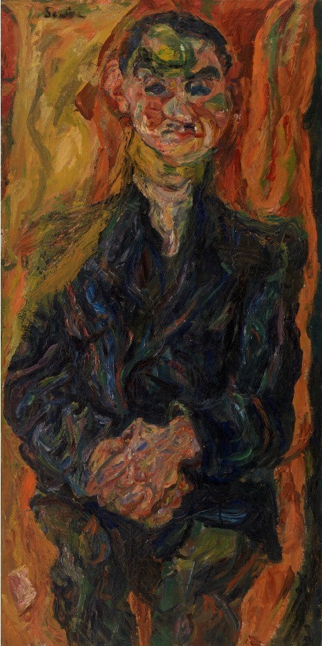 L'Homme en bleu (Barnes Foundation) - Chaim Soutine