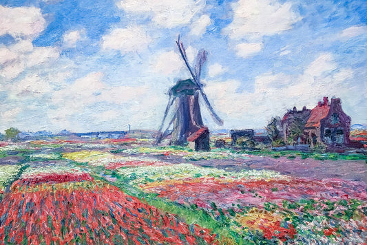 Champs de tulipes en Hollande – Claude Monet (1886)