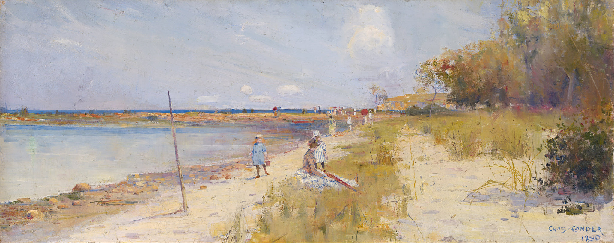 Charles Conder, Rickett's Point, 1890, huile sur toile, National Gallery of Victoria