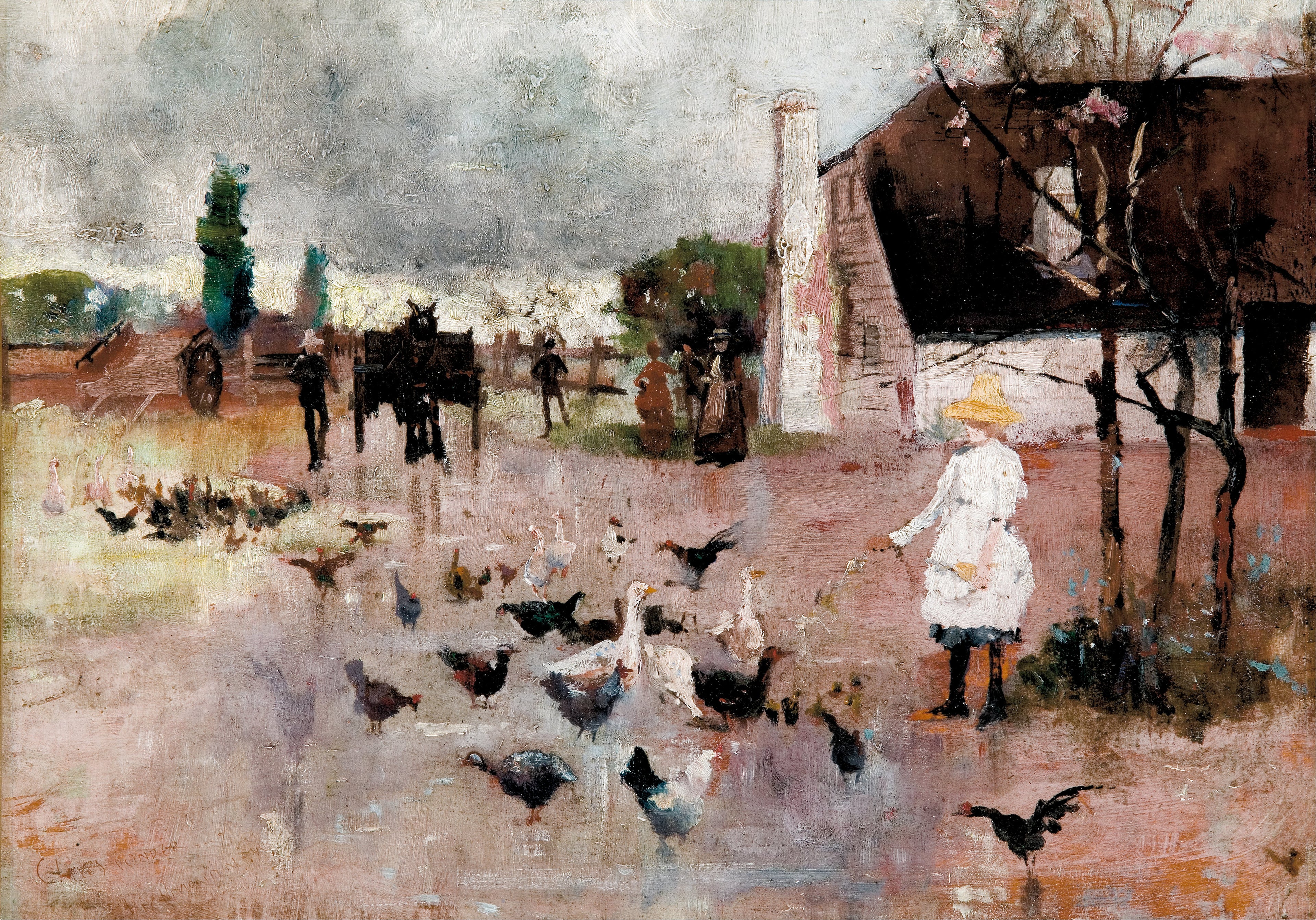 L'heure du thé - Charles Conder