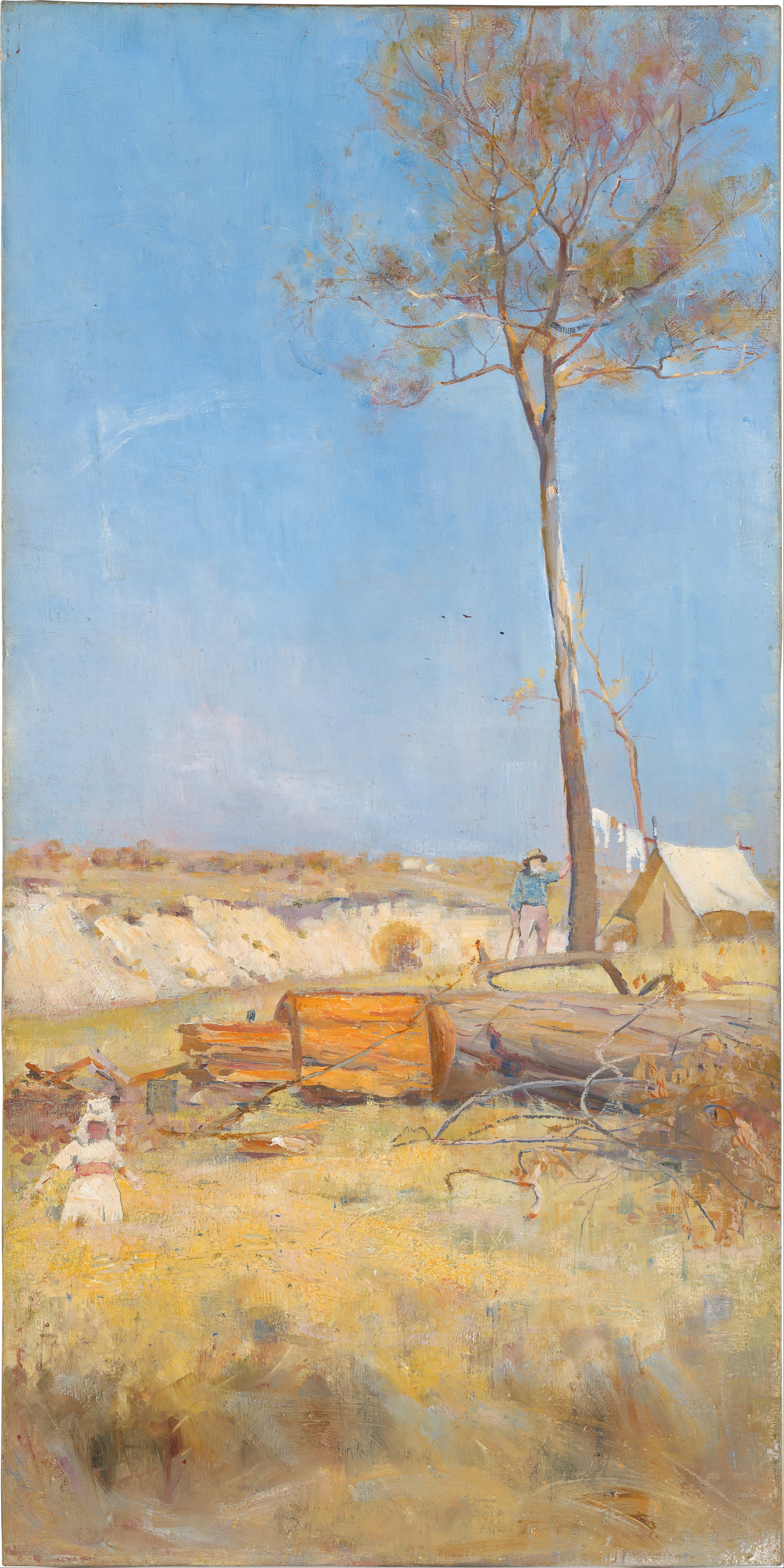 Sous le soleil du sud (Camp du bûcheron) - Charles Conder