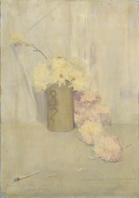 Fleurs de fumée et de chrysanthème - Charles Conder