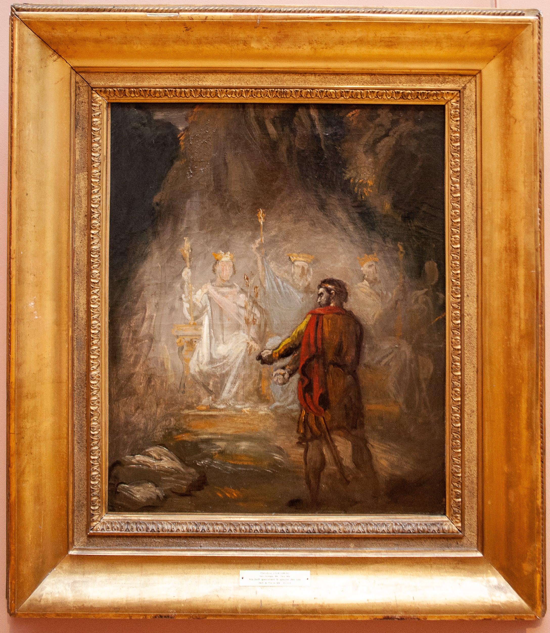 Macbeth apercevant les spectres des rois. Esquisse. - Théodore Chassériau - Alpha Reproduction