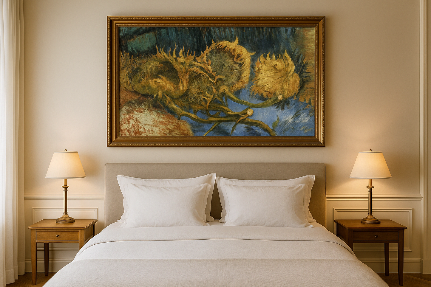🌻 Quatre tournesols défraîchis – Vincent van Gogh (1887)