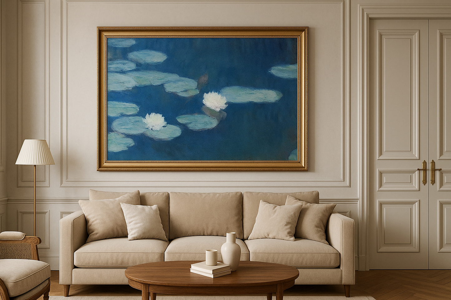 Nymphéas bleus – Claude Monet (vers 1906)