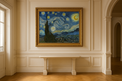 🌌 La Nuit étoilée – Vincent van Gogh (1889)