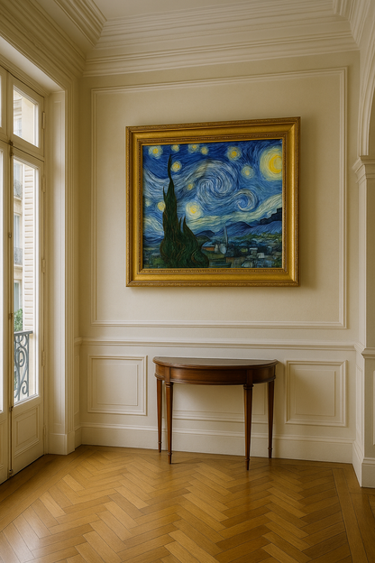 🌌 La Nuit étoilée – Vincent van Gogh (1889)