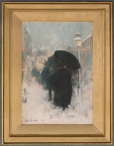 Un blizzard à New York - Childe Hassam - Alpha Reproduction