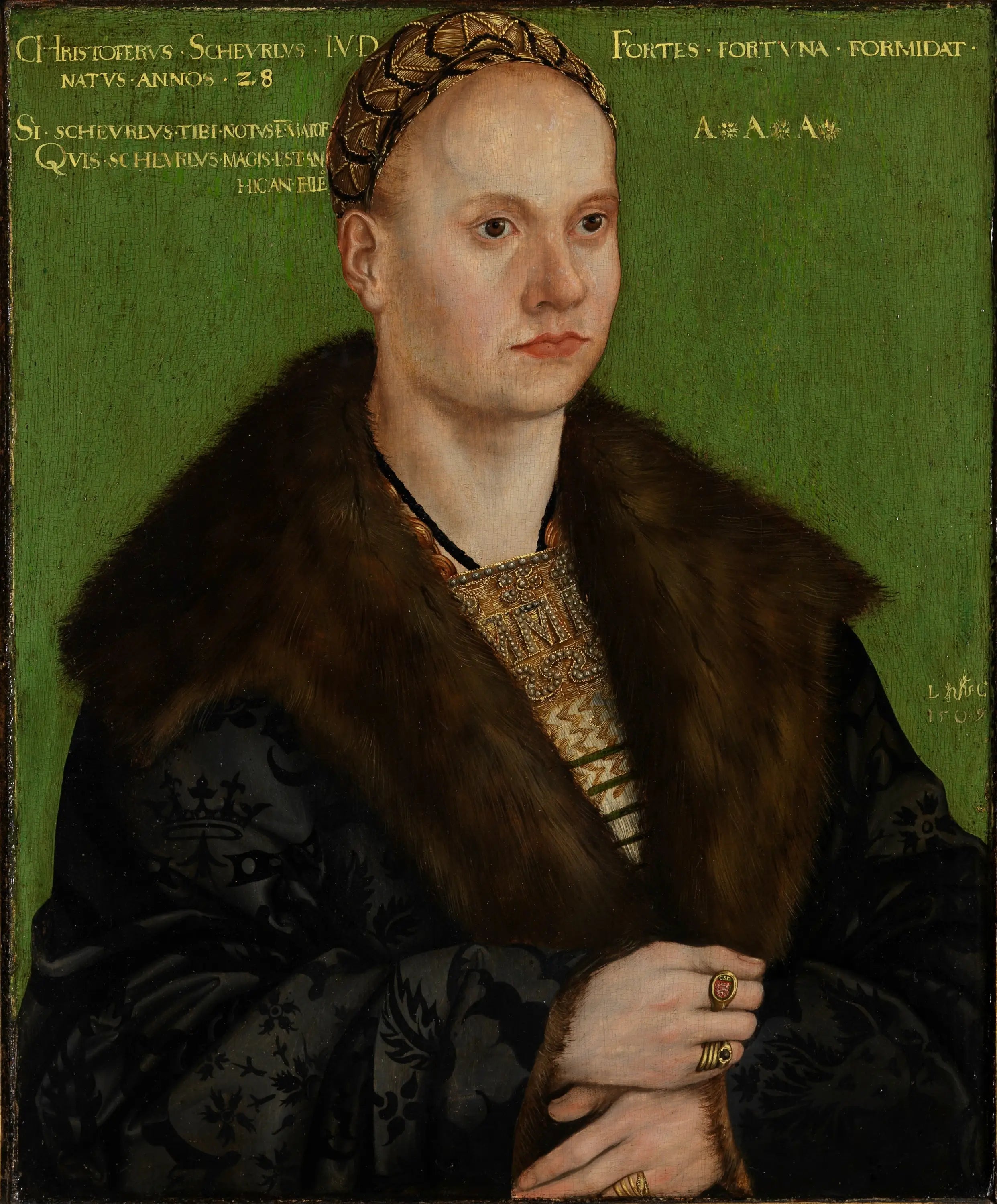 Portrait de l’humaniste Christoph Scheurl - Lucas Cranach the Elder - Alpha Reproduction
